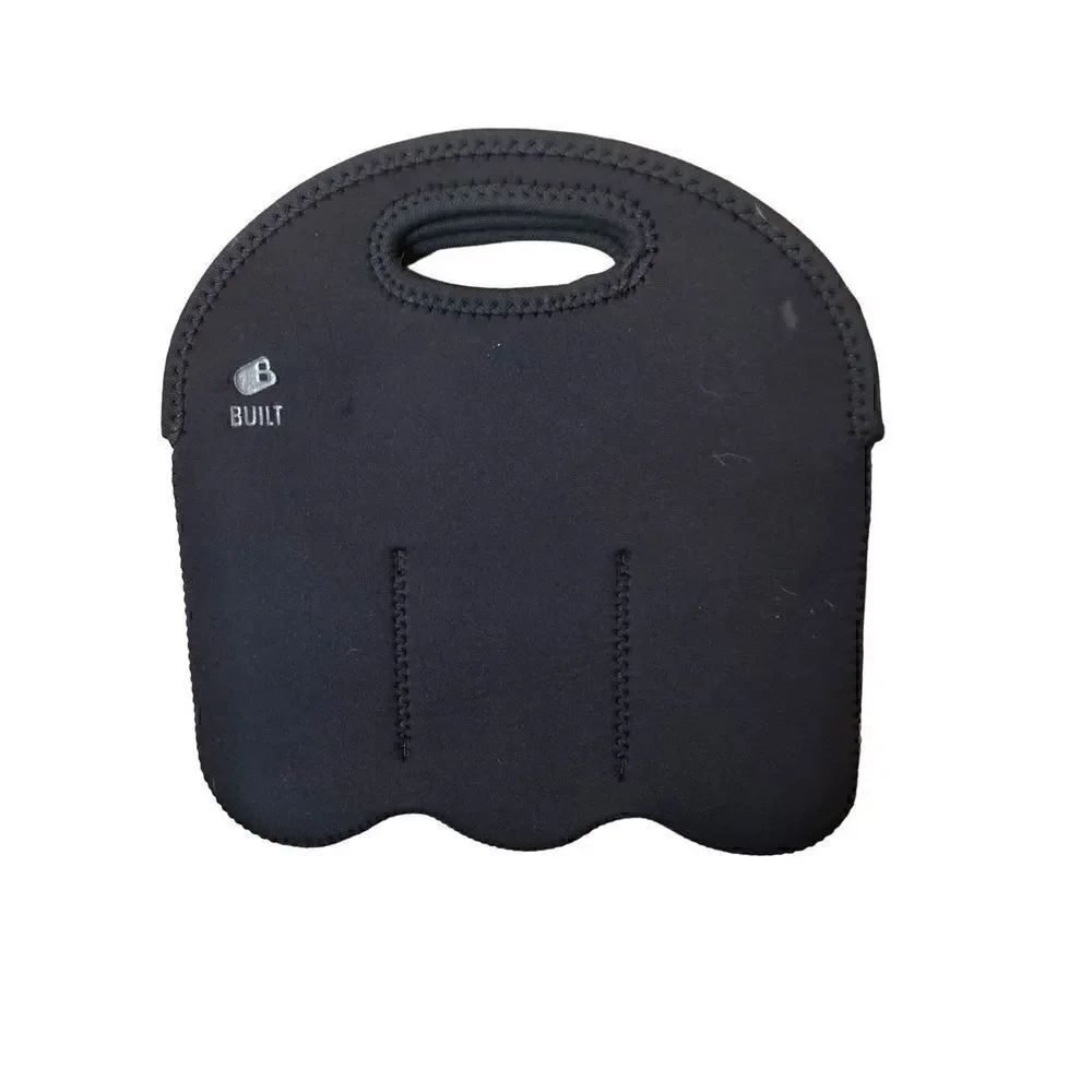 Built NY black neoprene 6 pack tote bag